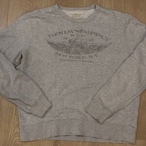 Ralph Lauren Denim and Supply Flying Engine  Logo Sweatshirt Men's Large